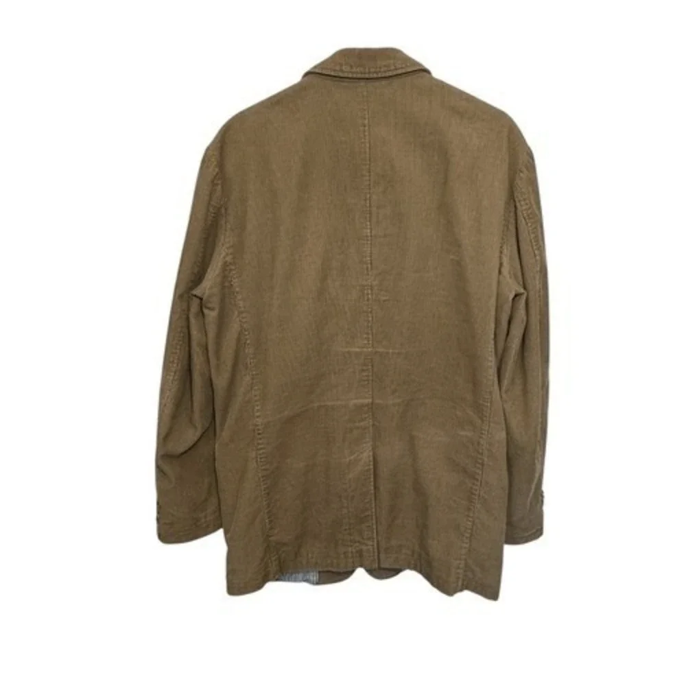 Dunnes Stores Mens Camel Ribbed Corduroy Academic Sports Blazer Coat, 42L